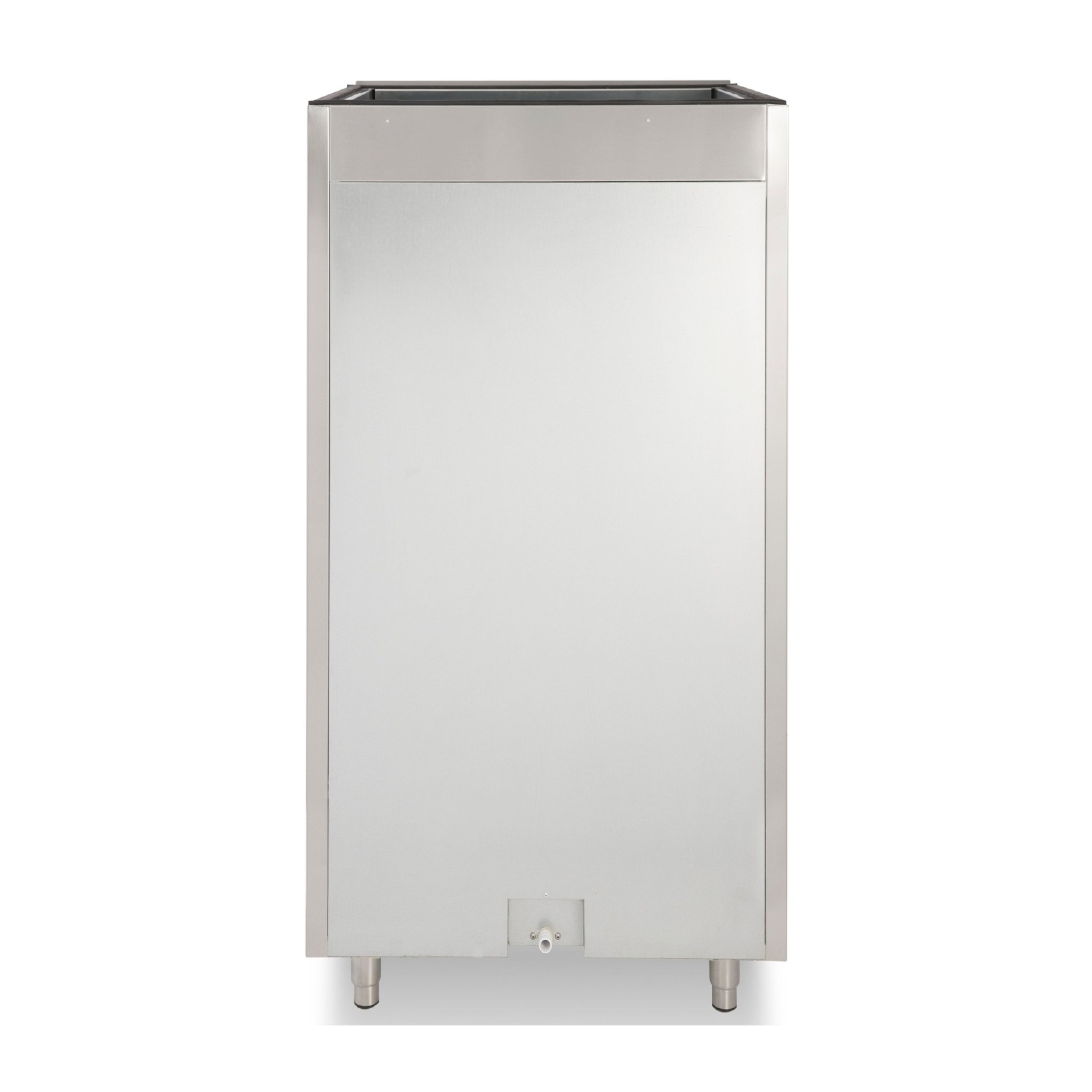 noriota nib310 stainless steel  ice storage bin back side or rear