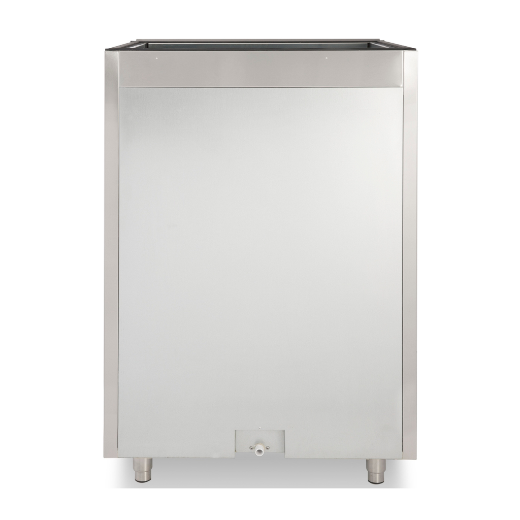 noriota nib470 commercial ice storage bin back side or rear