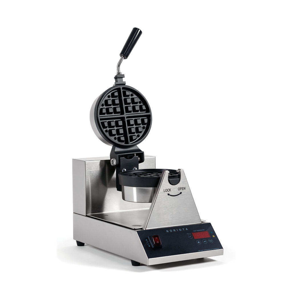 NBWM1 Commercial Belgian Waffle Maker, Single Round, 7 in