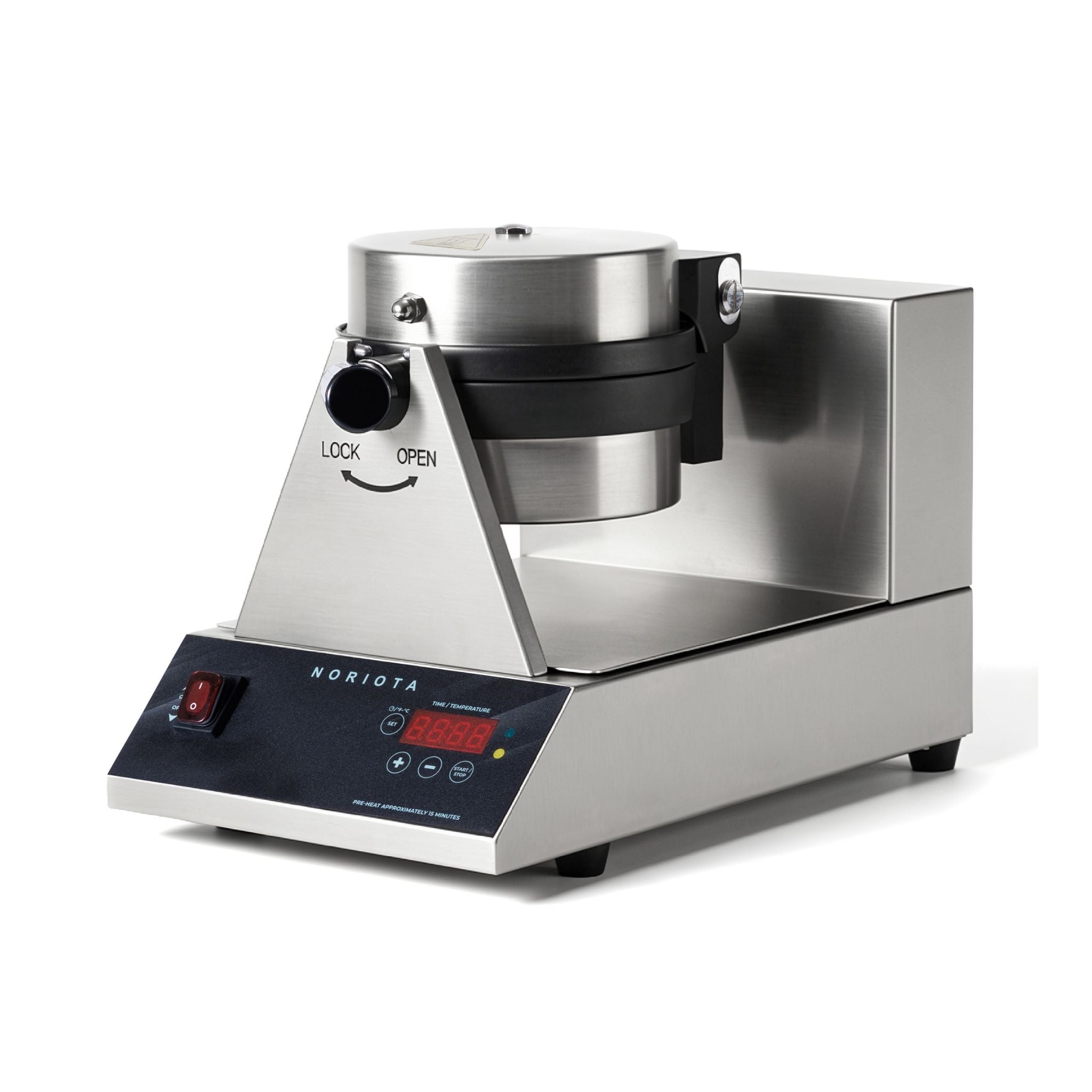 NBWM1 Commercial Belgian Waffle Maker, Single Round, 7 in