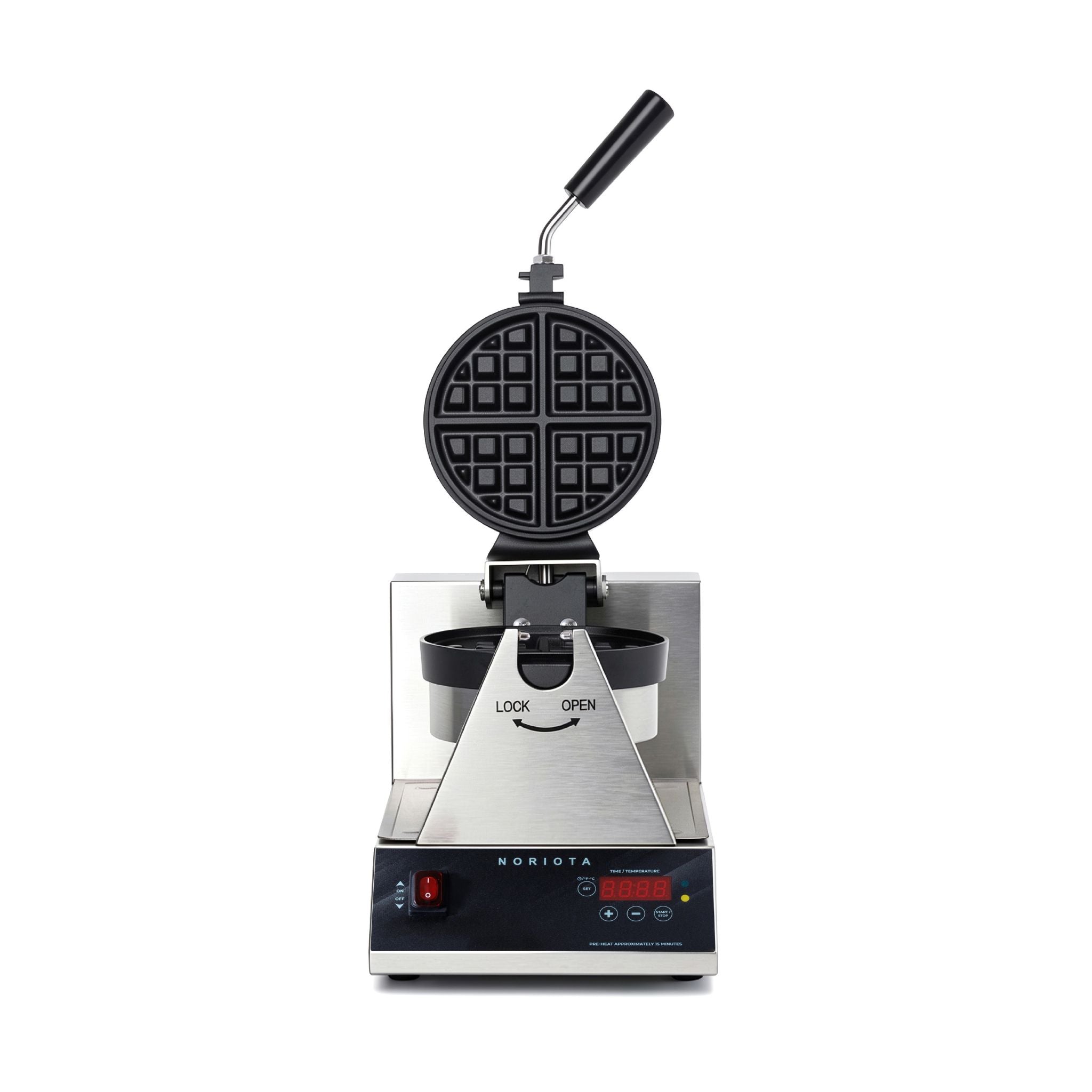 NBWM1 Commercial Belgian Waffle Maker, Single Round, 7 in