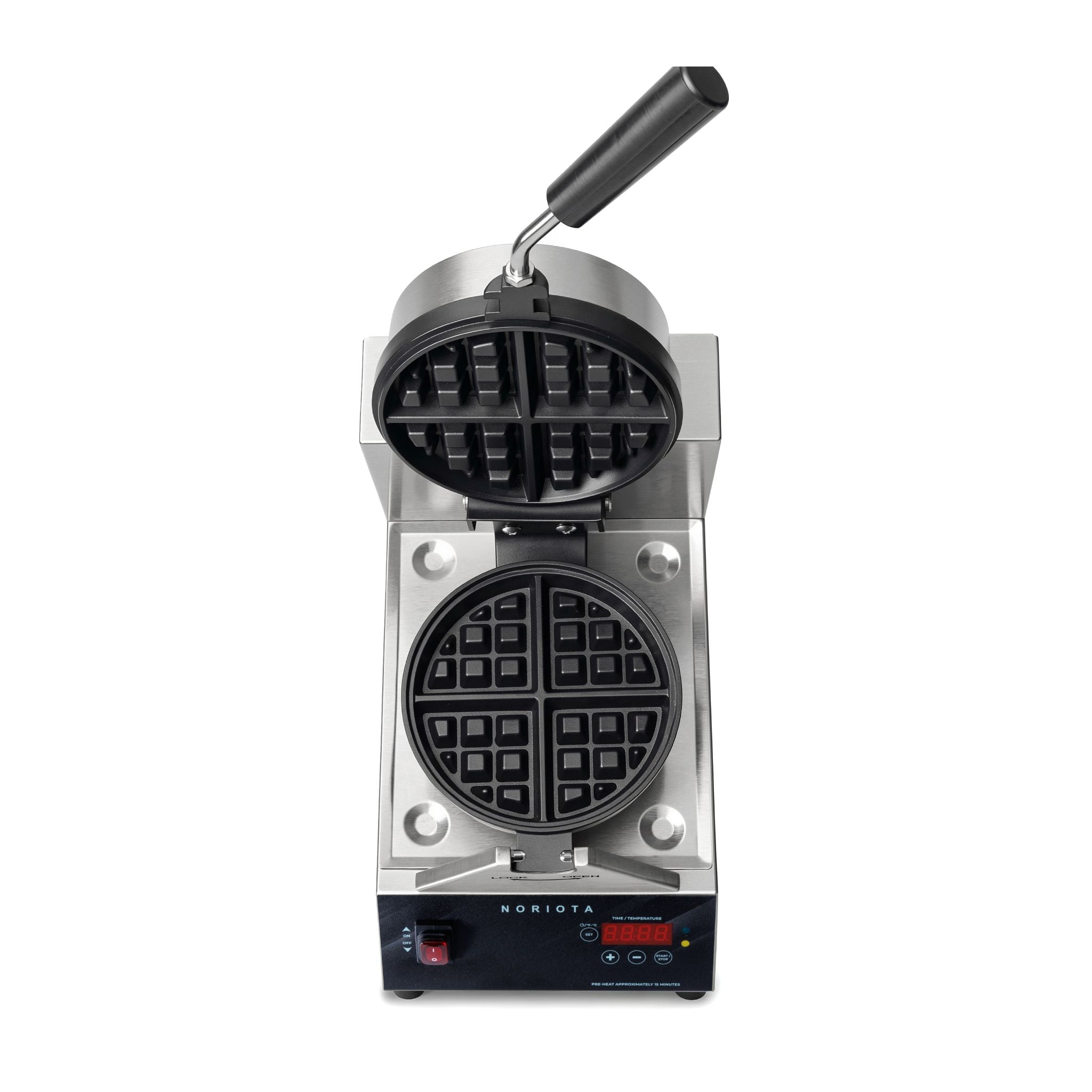 NBWM1 Commercial Belgian Waffle Maker, Single Round, 7 in