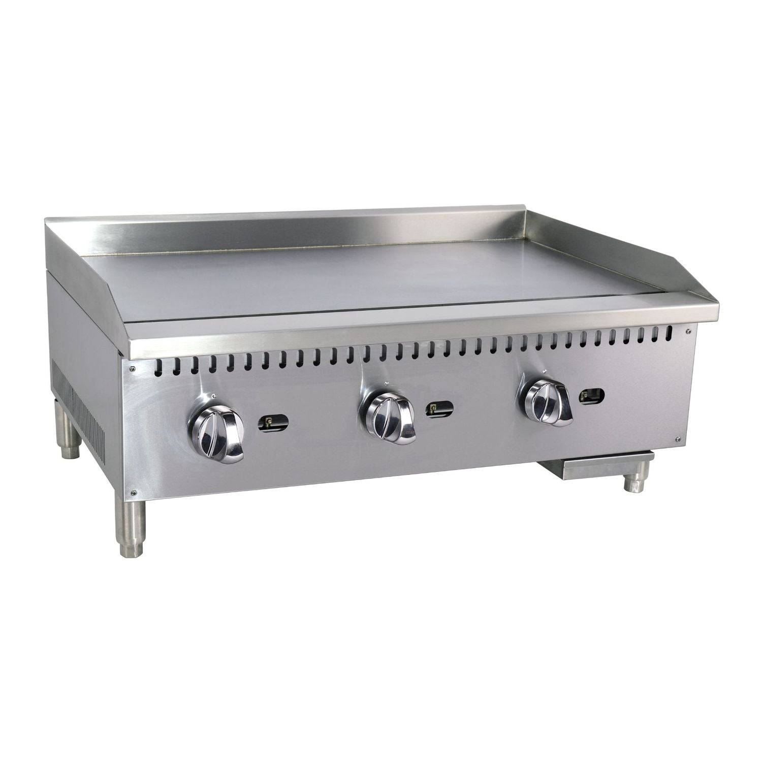 noriota nmg36 manual griddle angle left