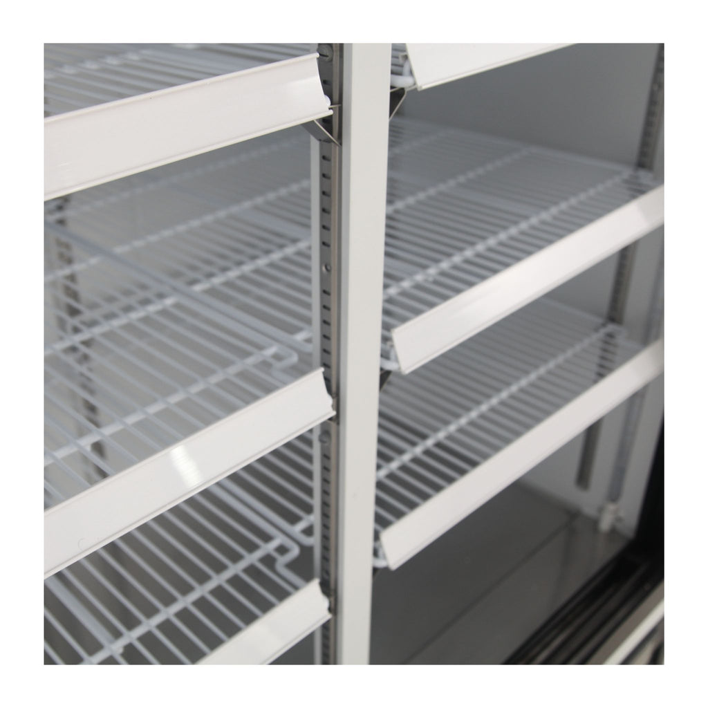 noriota nmr72b commercial refrigerator merchandiser shelves