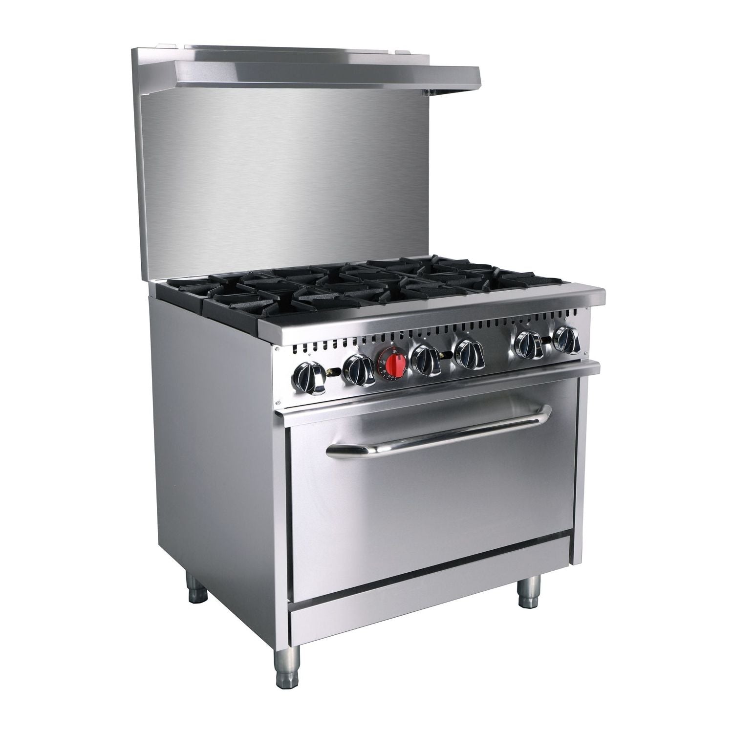 noriota nr36 gas range angle left