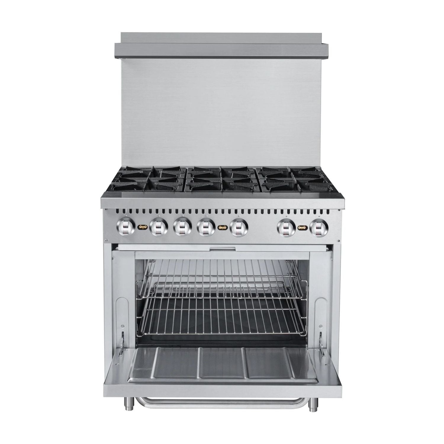 noriota nr36 gas range front door open