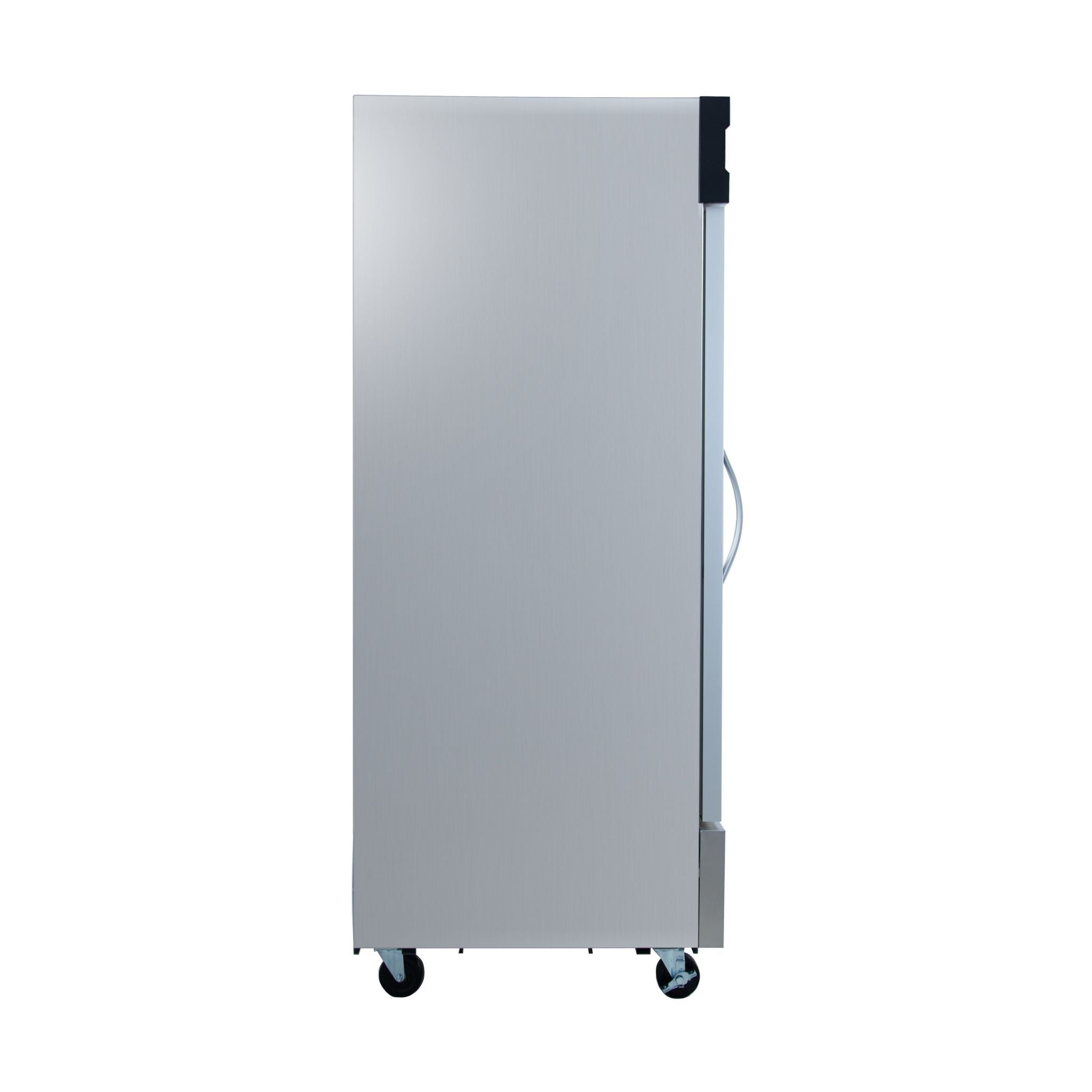 noriota nr49g two glass door left side  stainless steel commercial refrigerator 