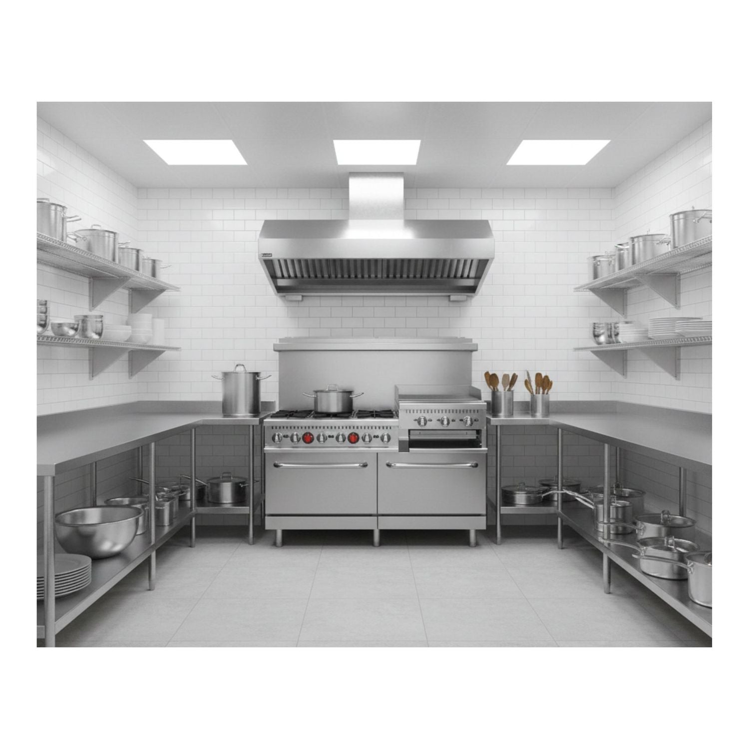 noriota nr60GB24 Gas Range, Griddle, Broiler, Commercial Kitchen