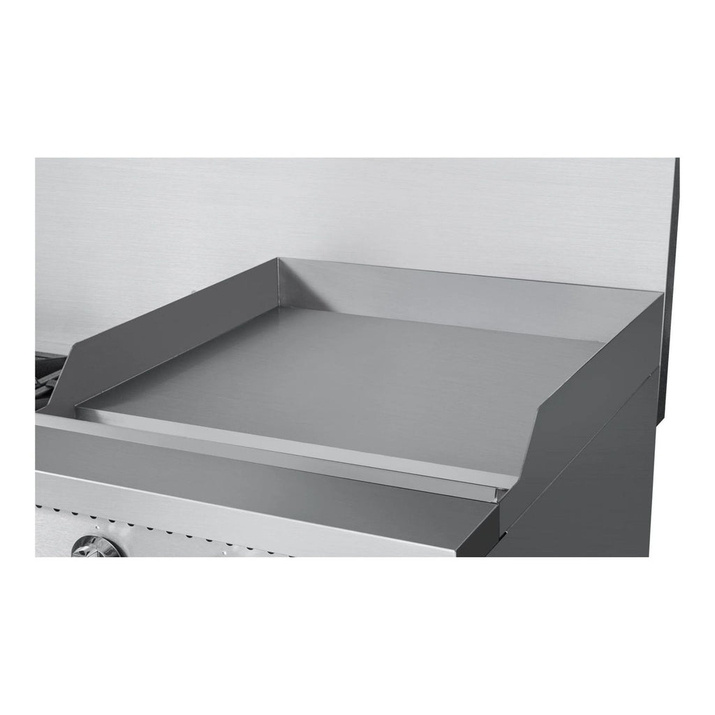 noriota nr60GB24 gas range detail griddle