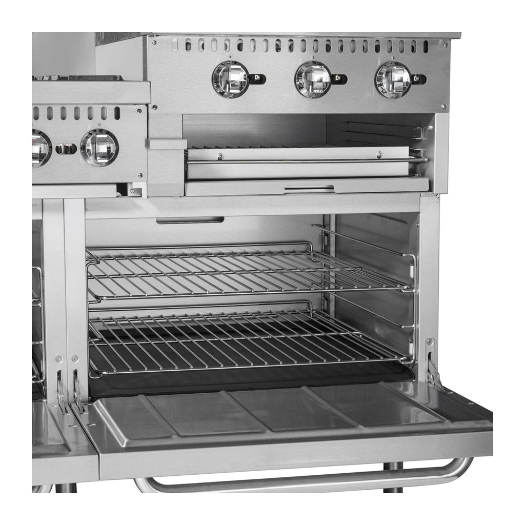 noriota nr60GB24 gas range oven and broiler detail