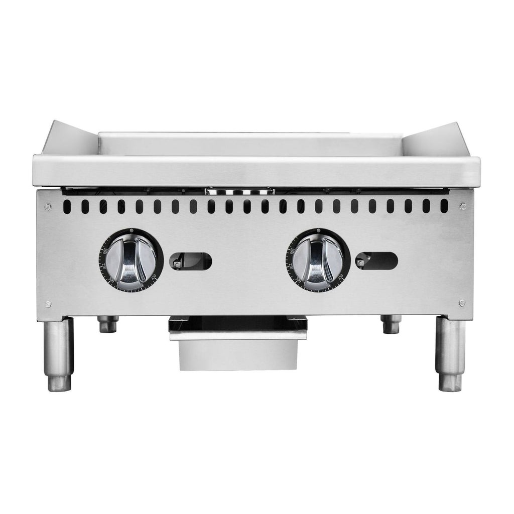 noriota ntg24 therrmostatic griddle front view