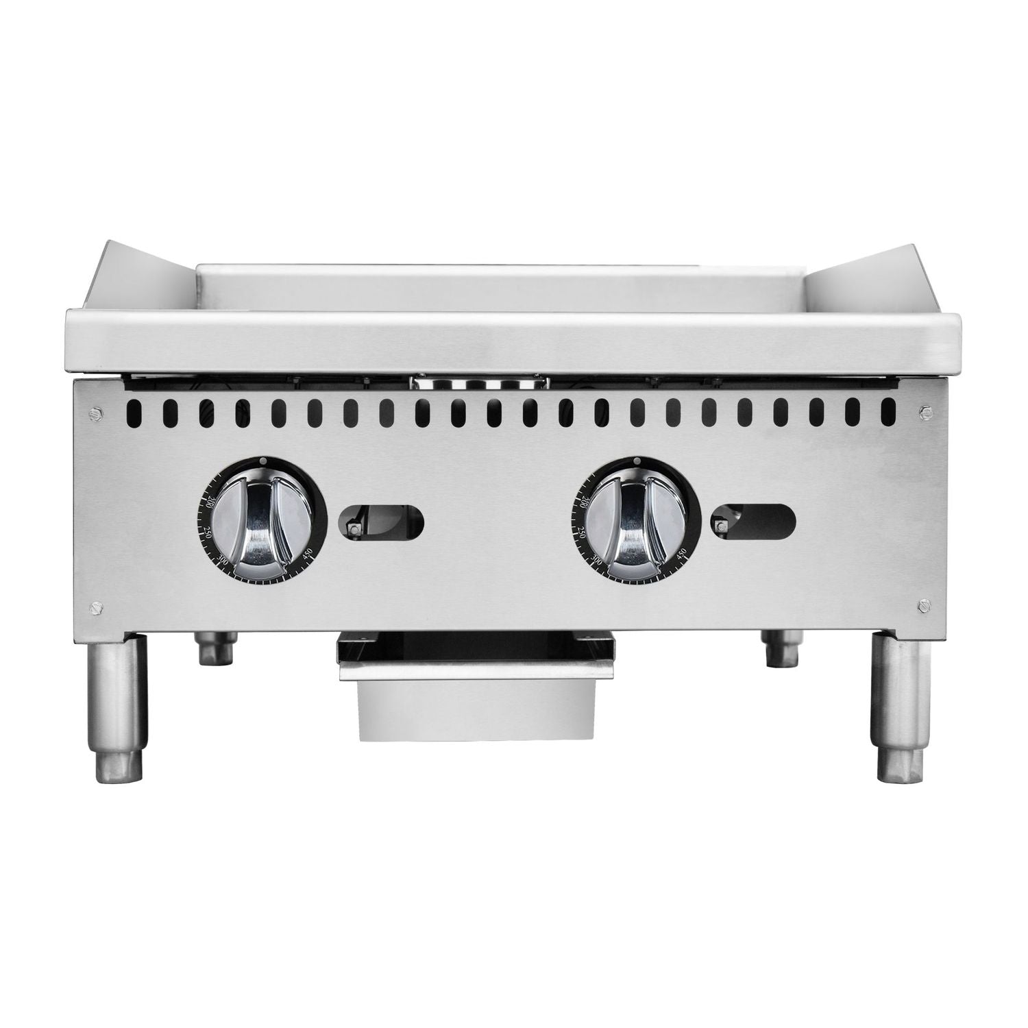 noriota ntg24 therrmostatic griddle front view