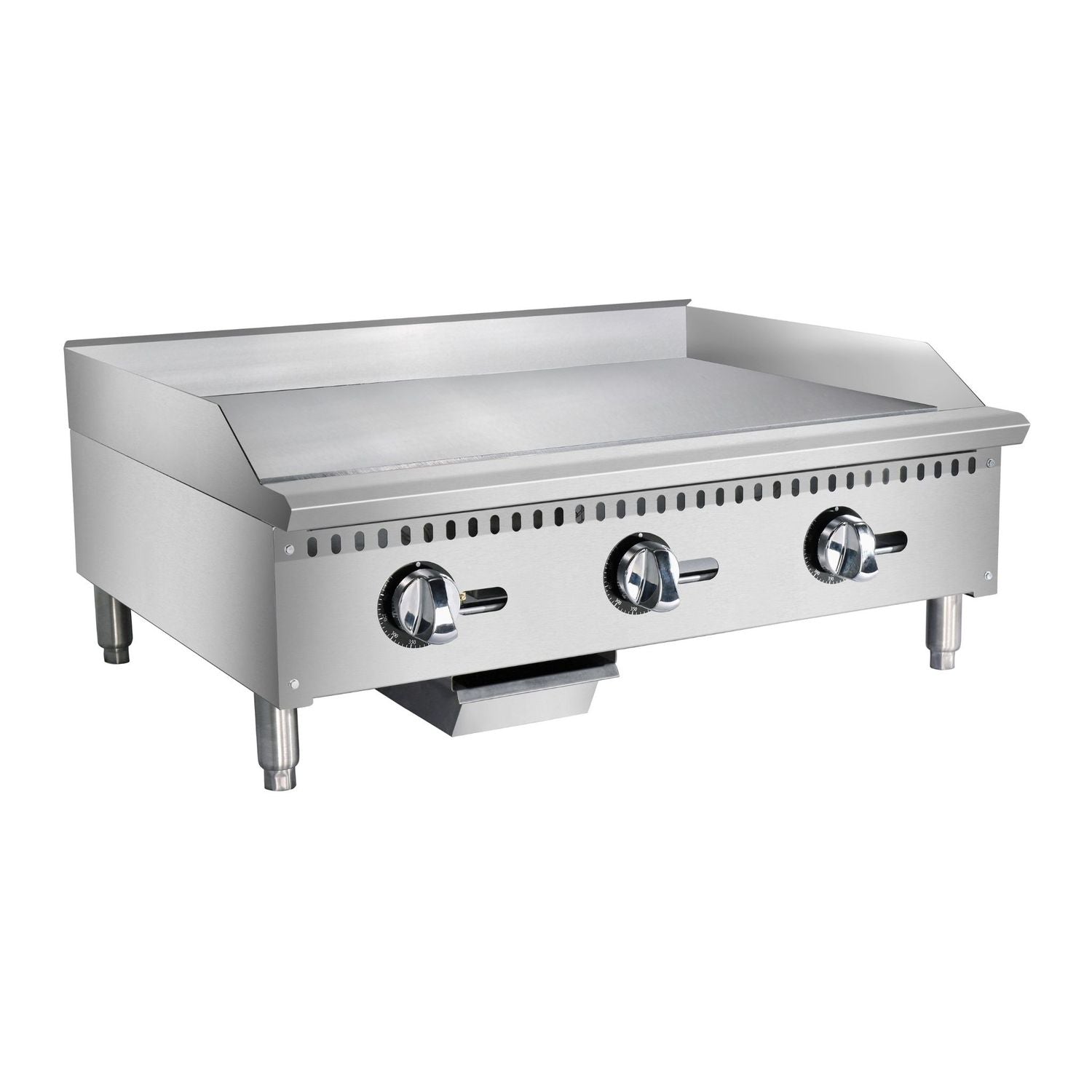 noriota ntg36 thermostatic griddle angle left