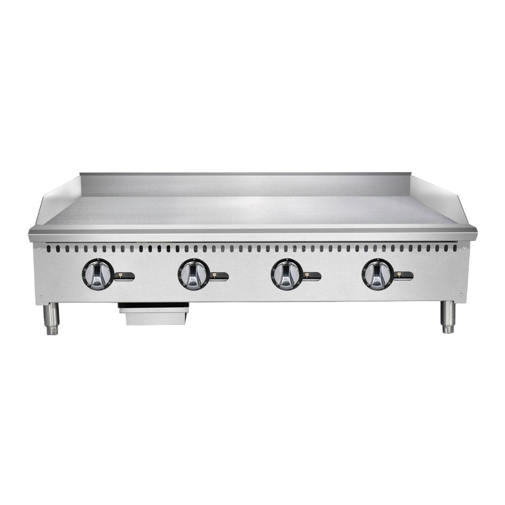 noriota ntg48 thermostatic griddle front
