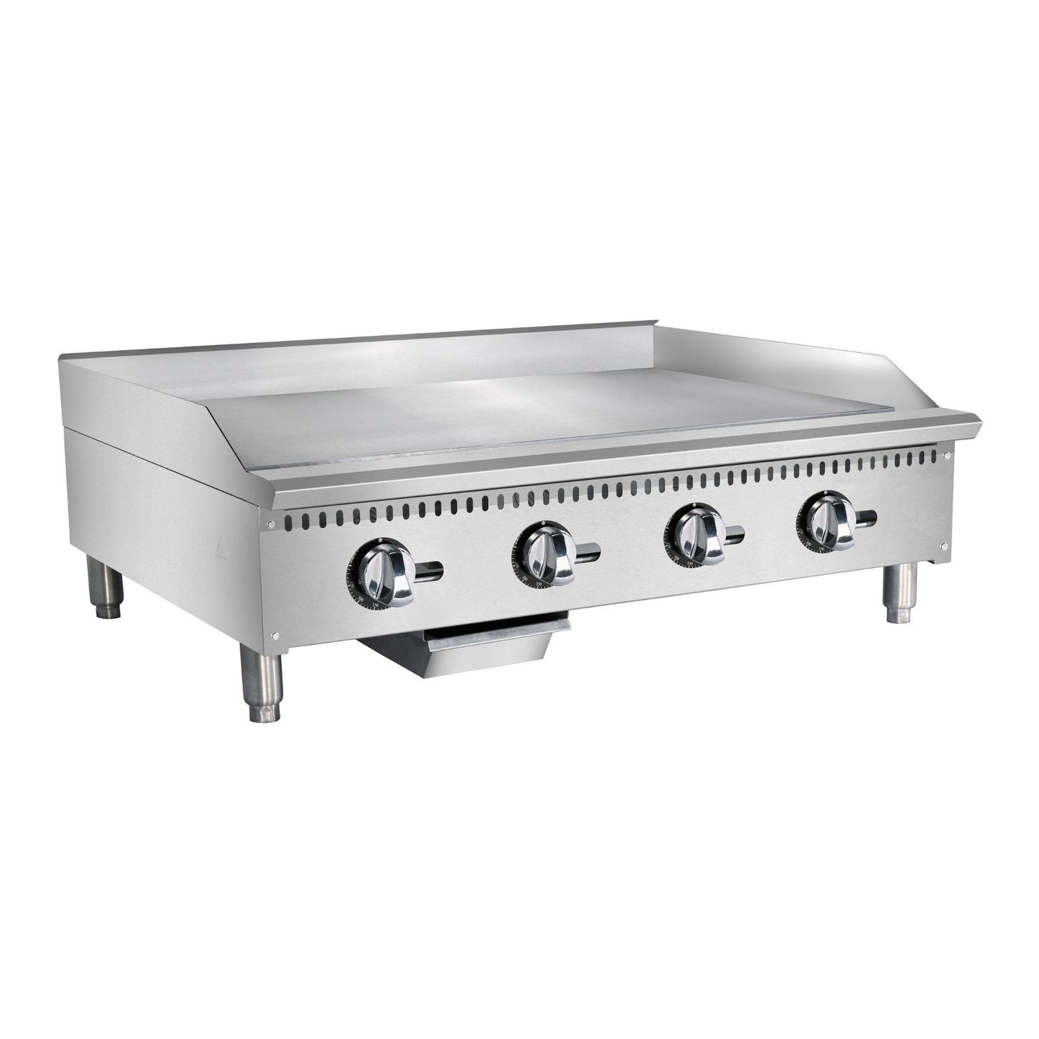 noriota ntg48 thermostatic griddle angle left