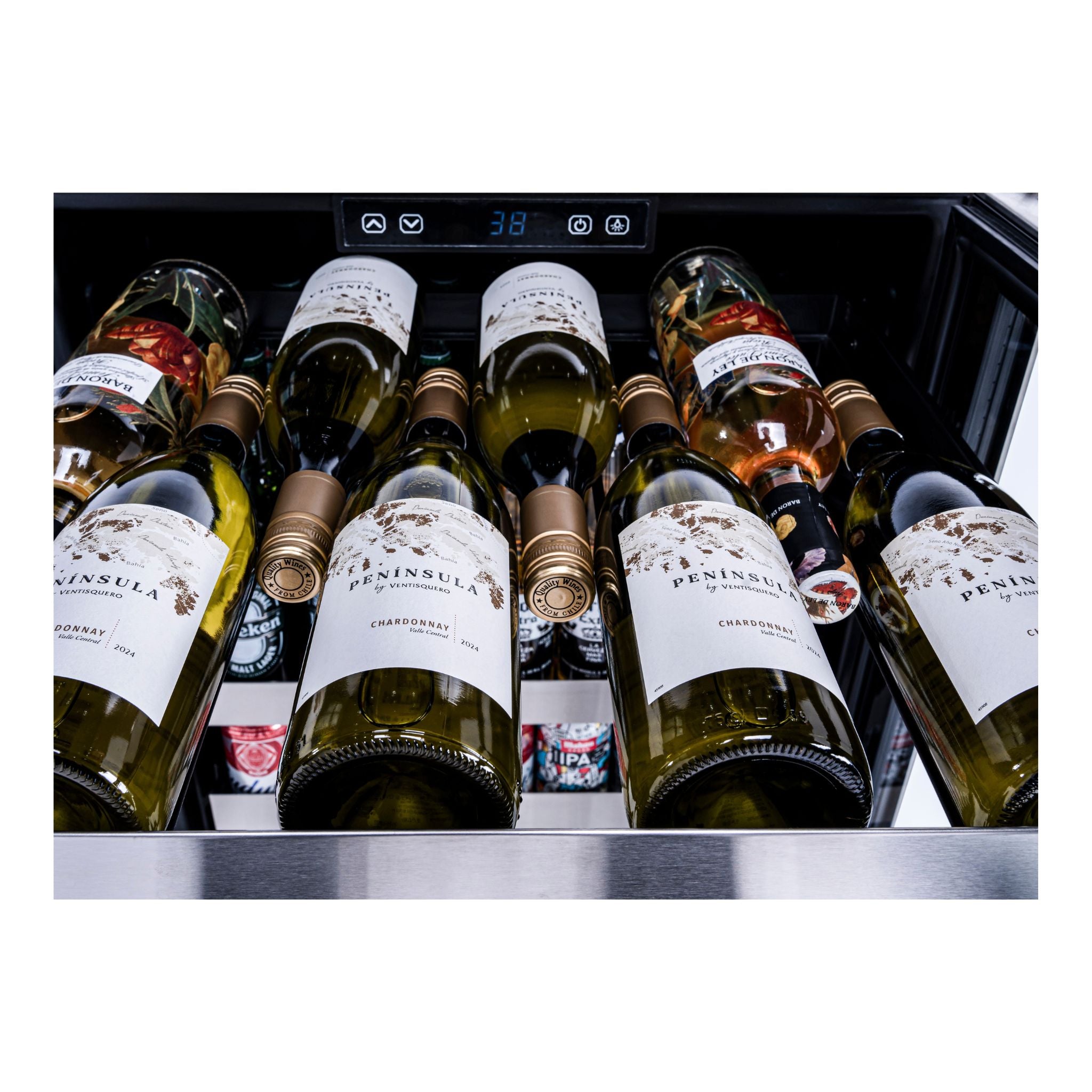 noriota nuc24opss beverage center full extendable shelf