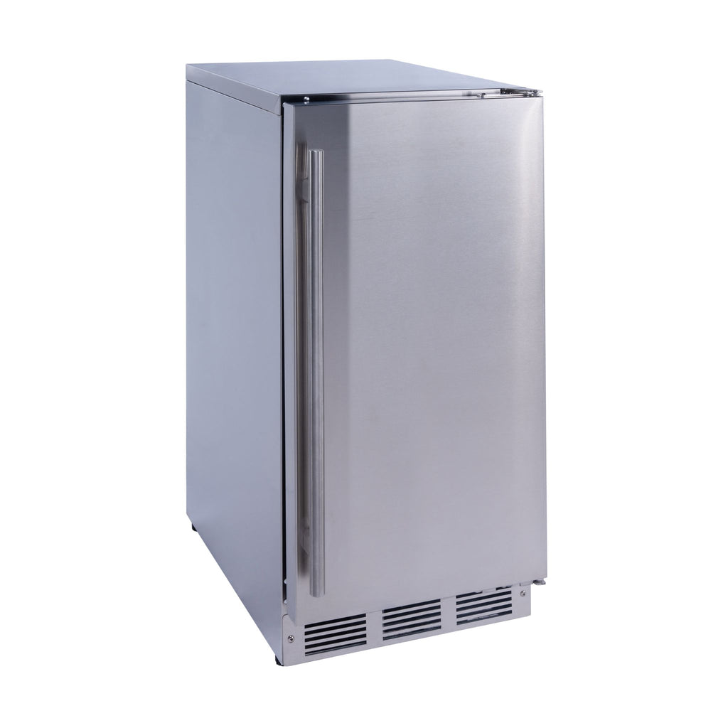 noriota nui15nopss indoor outdoor ice machine, nugget ice built in unit